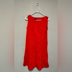 Talbots Women’s Sleeveless Orange Dress. Size 6. Gently Used